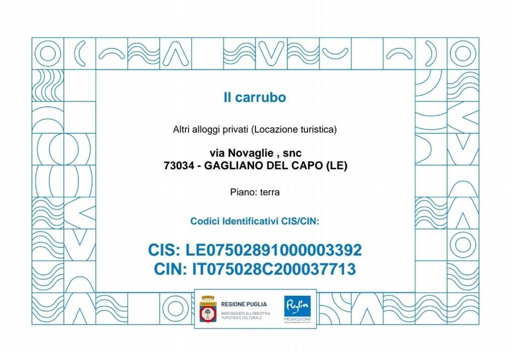 Casa Vacanze "Il Carrubo" Gagliano del Capo Extérieur photo